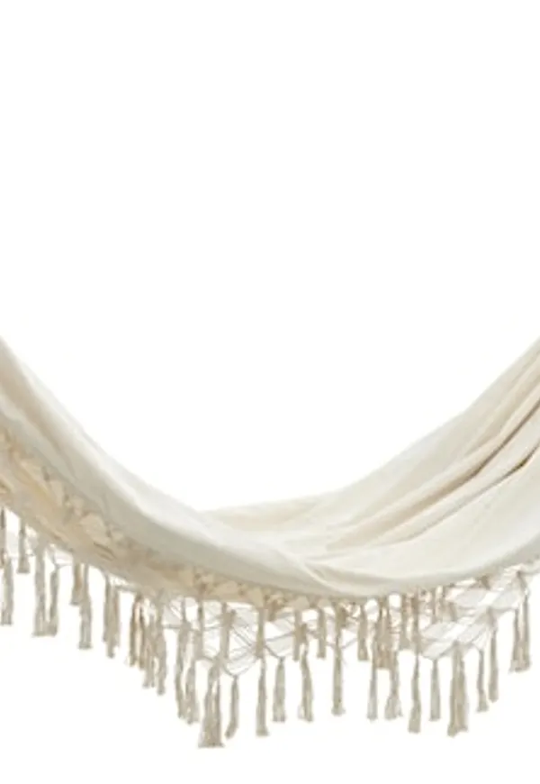 Beige Nordal-utemöbel i elegant modell.