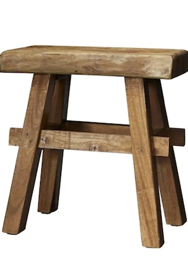 Stilren pall i brunt från Wikholm Form.