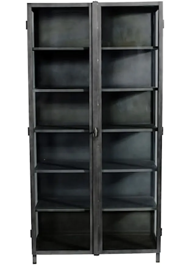 Elegant svart skåp i järn från Muubs.