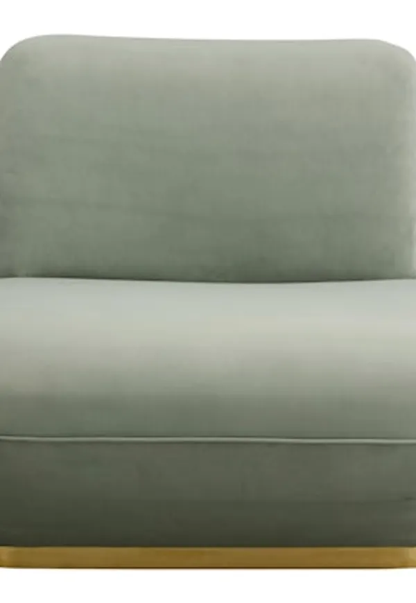 Smickrande grön fåtölj 2025 från Nordal.