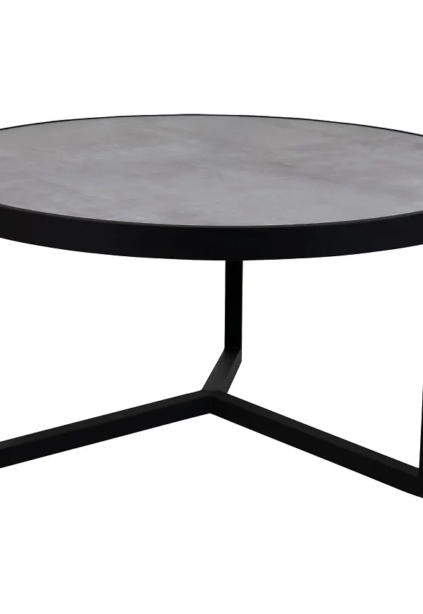 Jättefin soffbord i aluminium från Brafab.