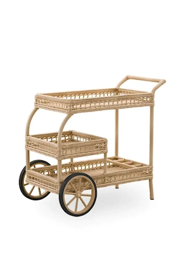 Stilren rullbord i beiget från Sika Design.