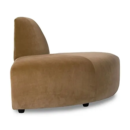 Gul HKliving-fåtölj i jättesnygg modell.