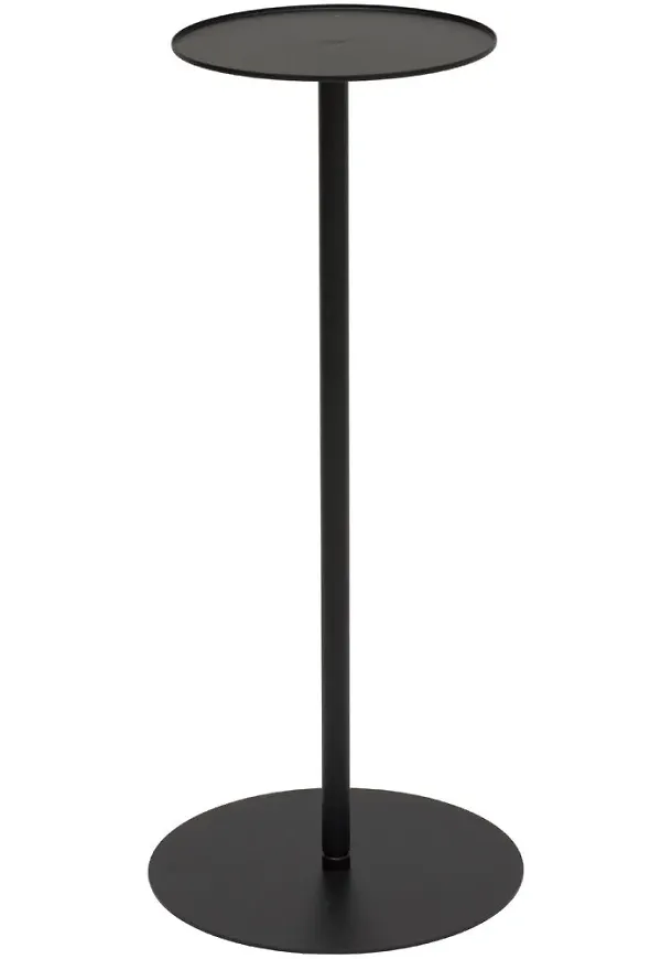 Trendig aluminiumsoffbord i svart från Hillerstorp.