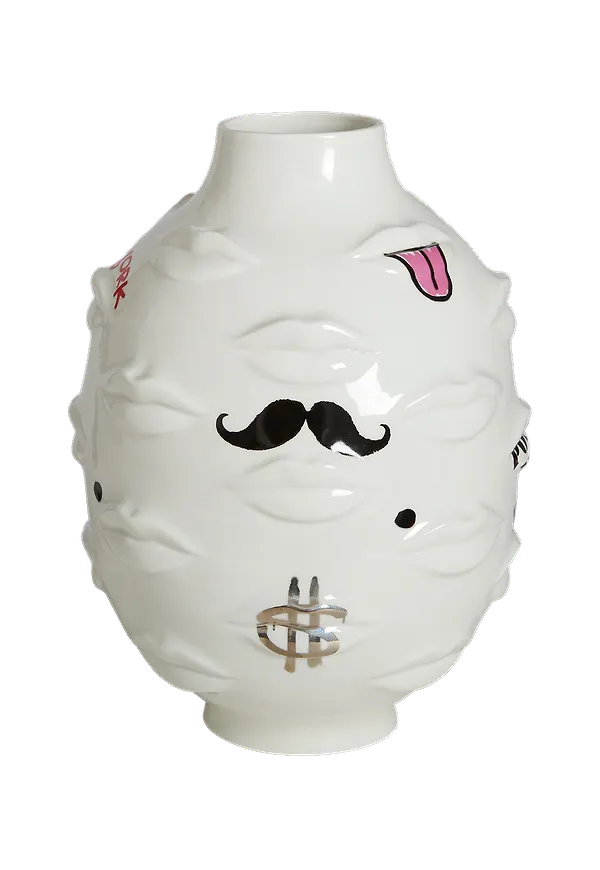 Vit Jonathan Adler-kruka i riktigt snygg modell.