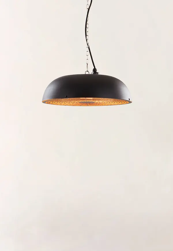 Vacker utemöbel i svart färg gjord i aluminium.