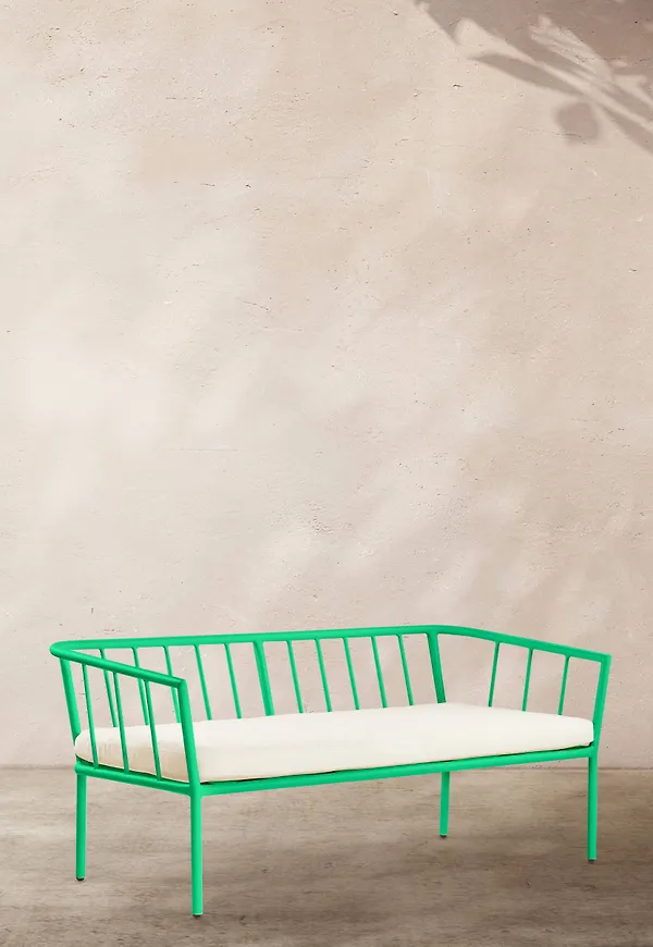 Exklusiv utesoffa i aluminium från Jotex.