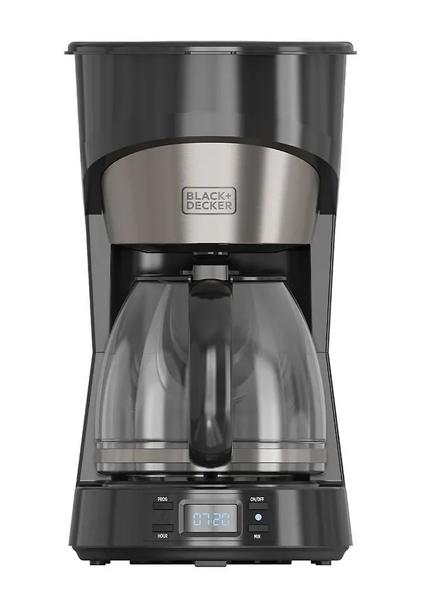 Silver Black+Decker-kaffebryggare i ikonisk modell.