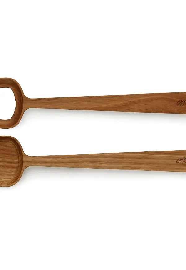 Brun Kähler-bestick i stilren modell.