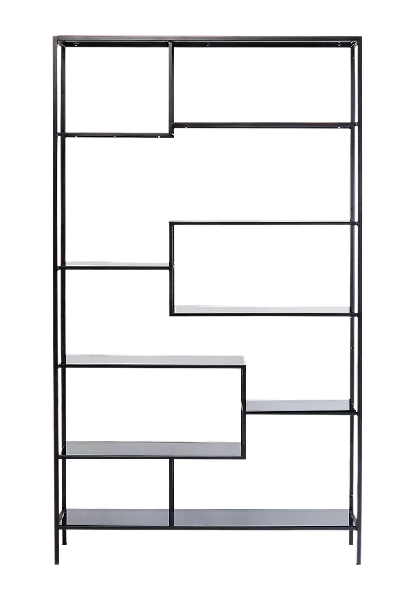 Svart KARE Design-hylla i komfortabel modell.