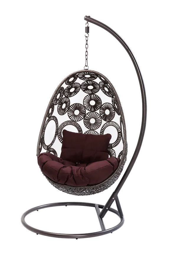 Brun KARE Design-gungstol i trendig modell.