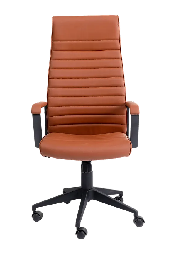 Riktigt trendig kontorsstol i ljusbrunt från KARE Design.