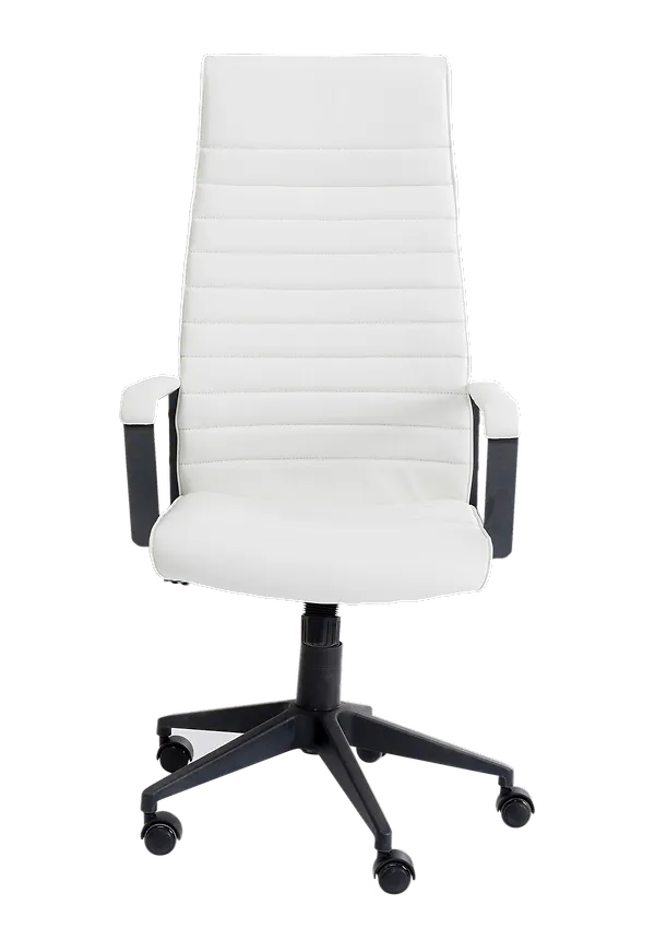 Stilren kontorsstol i vitt från KARE Design.