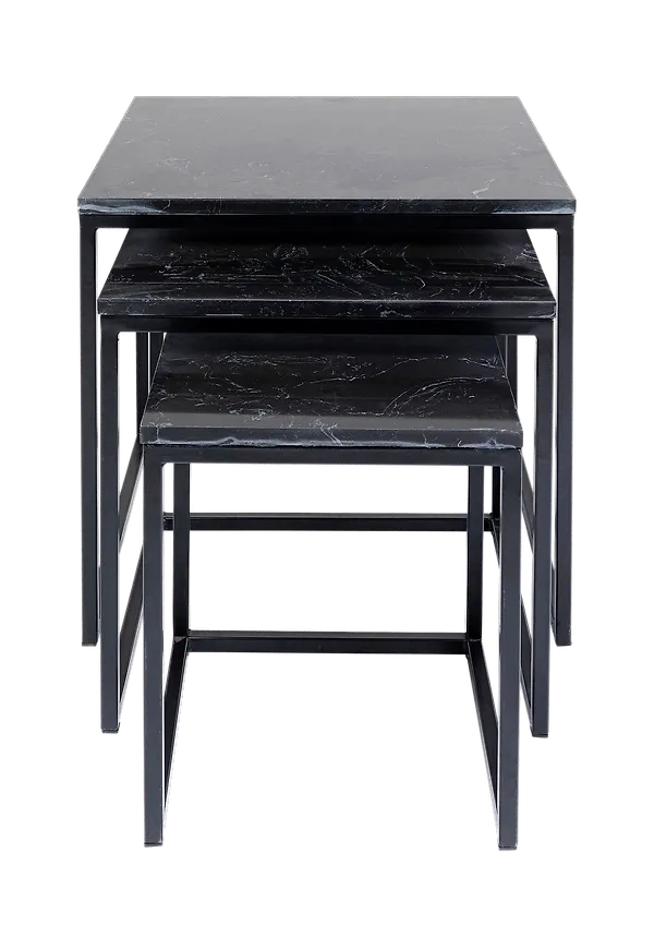 Svart KARE Design-satsbord i riktigt snygg modell.