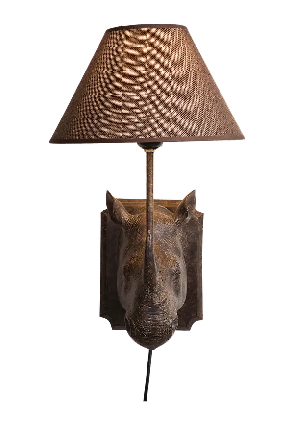 Jättesnygg lampa i brunt från KARE Design.