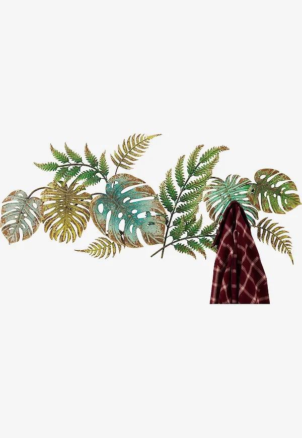 Grön KARE Design-klädhängare i stilren modell.