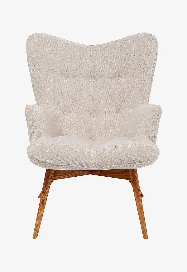 Skön fåtölj i ek från KARE Design.