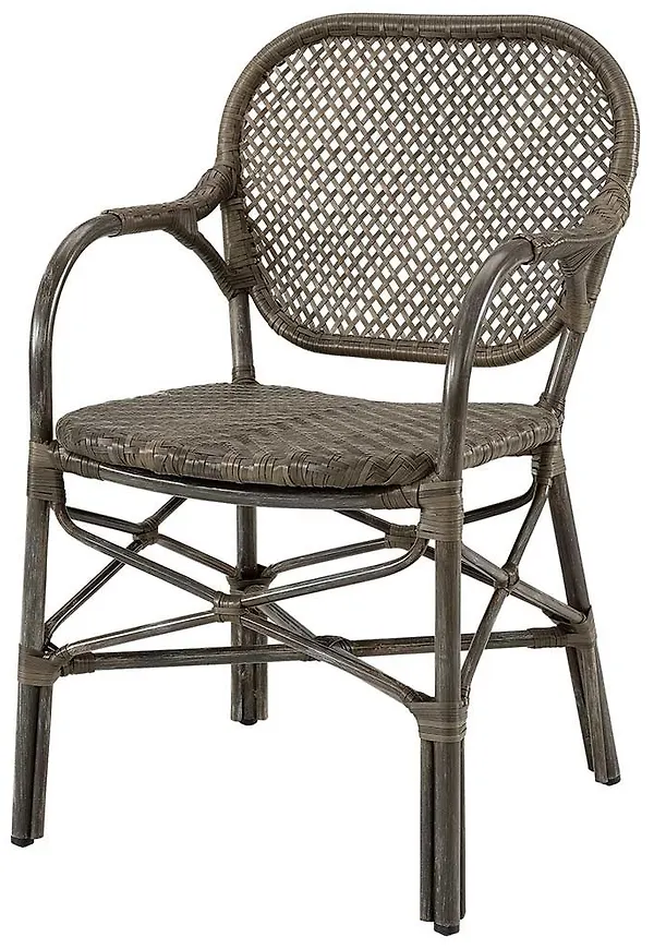 Otroligt fin brun stol i aluminium från Artwood.