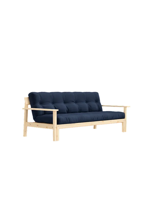 Marinblå Karup Design-bäddsoffa i fin modell.