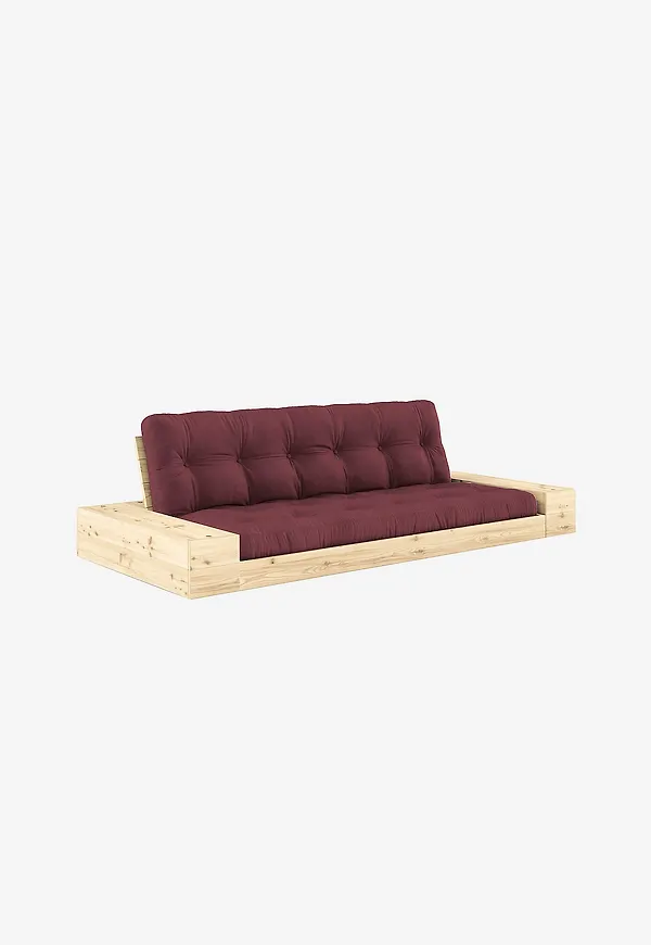 Otroligt fin bäddsoffa i rött från Karup Design.