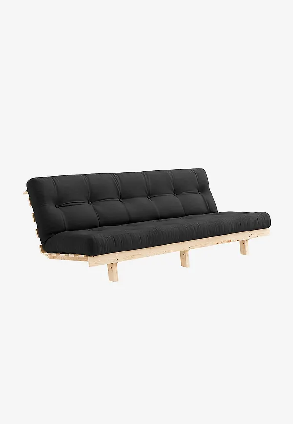 Svart Karup Design-bäddsoffa i mysig modell.