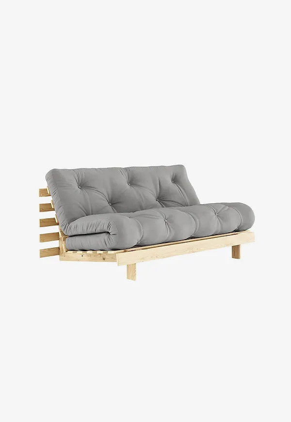 Grå Karup Design-bäddsoffa i riktigt fin modell.