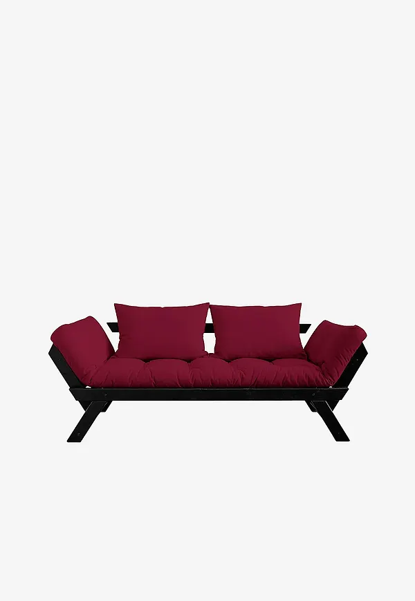 Söt bäddsoffa i rött från Karup Design.