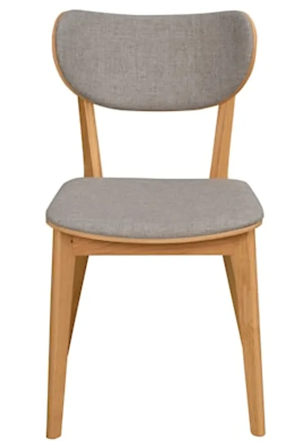 Jättefin rowico home stol i brun färg gjord i ek.