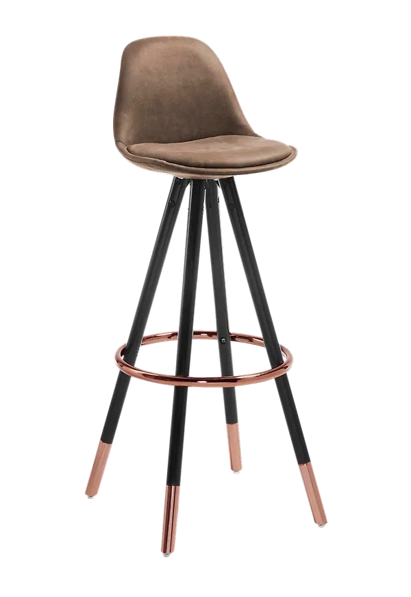 Brun Kave Home-barstol i superfin modell.