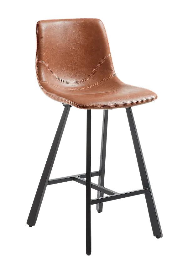 Otroligt snygg barstol i ljusbrunt från Kave Home.