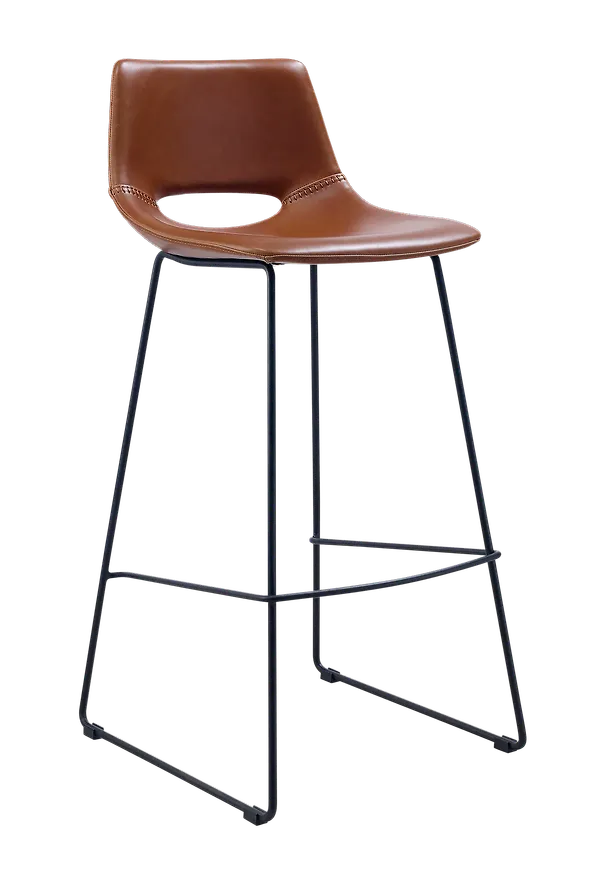 Brun Kave Home-barstol i exklusiv modell.