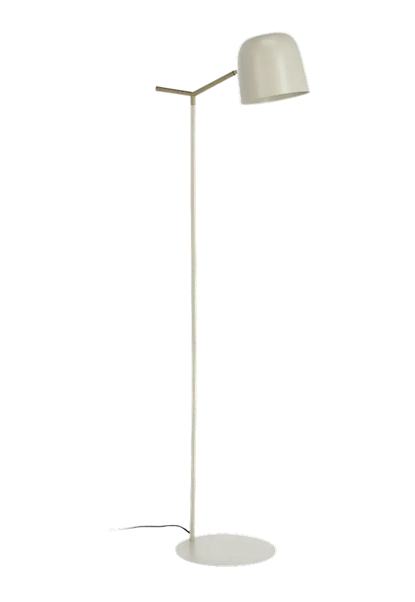 Trendig lampa i beiget från Kave Home.