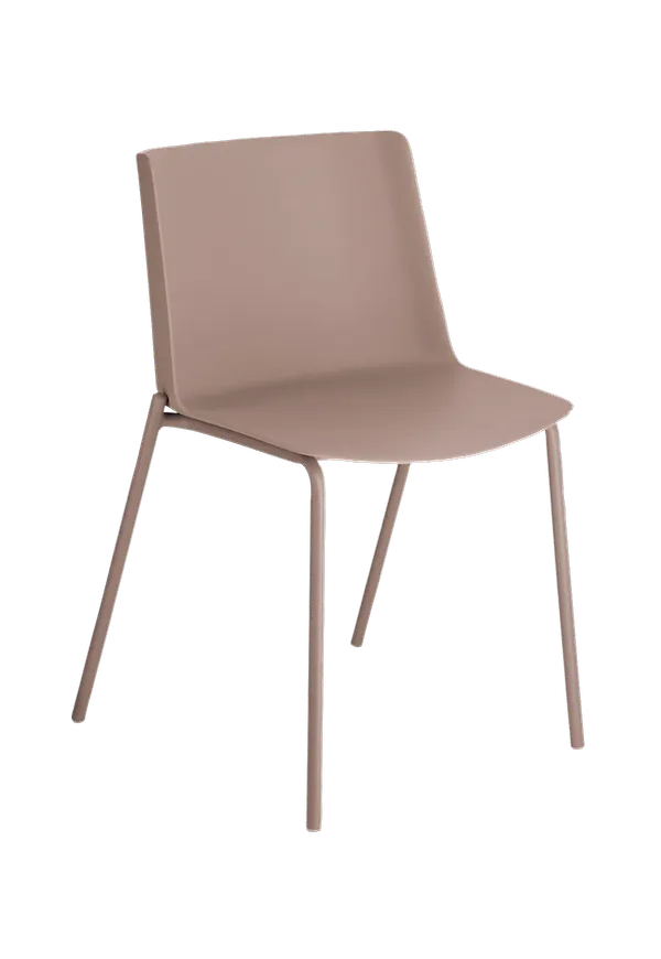 Brun Kave Home-matsalsstol i snygg modell.