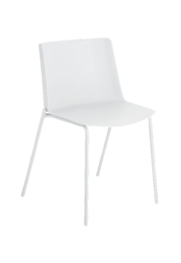 Cool matsalsstol i vitt från Kave Home.