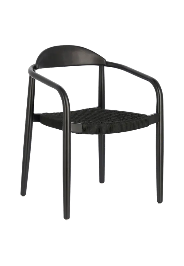 Modern svart stol 2025 från Kave Home.