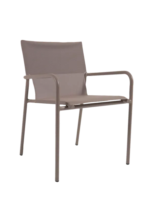 Elegant aluminiummatstol 2025 från Kave Home.