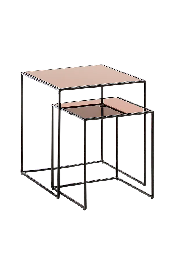 Skön satsbord i svart från Kave Home.