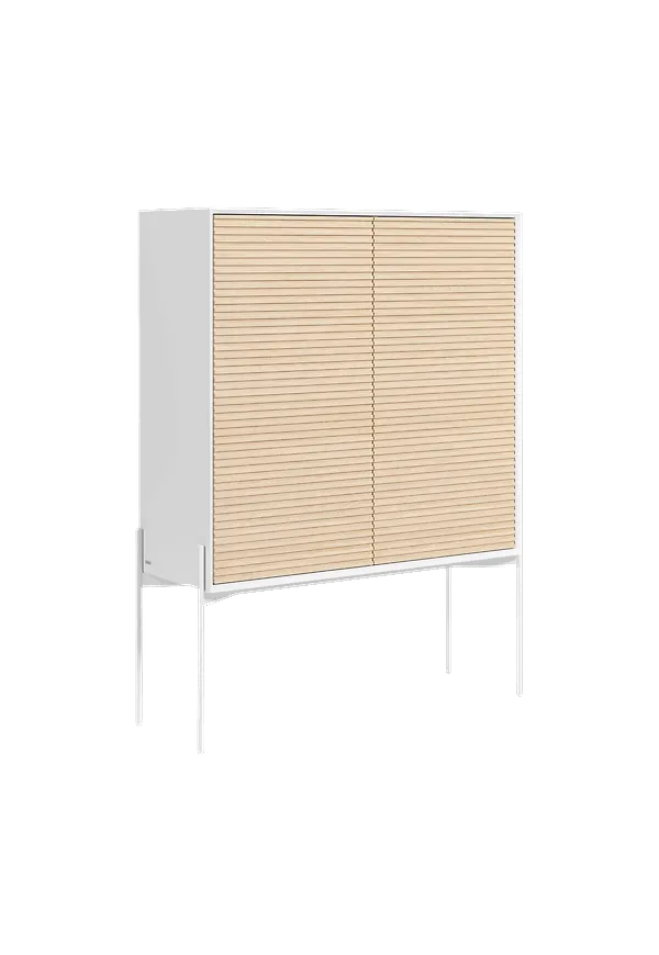 Komfortabel sidobord i järn från Kave Home.