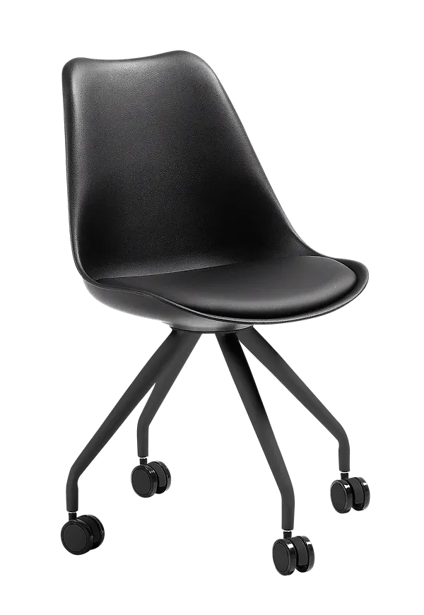 Otroligt fin stol i svart från Kave Home.