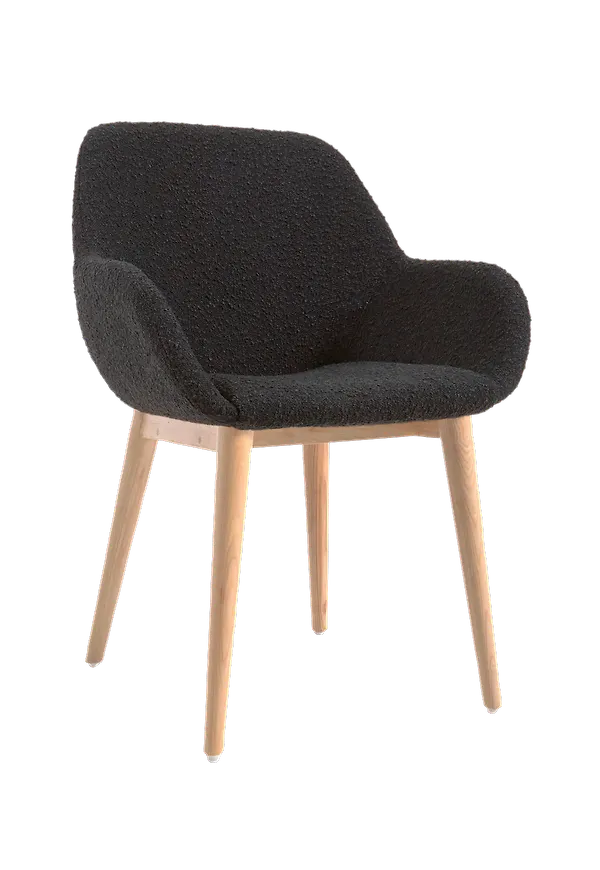 Svart Kave Home-stol i härlig modell.