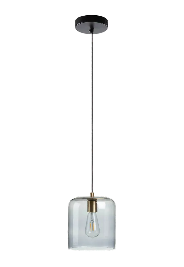 Riktigt trendig lampa i mörkgrått från Kave Home.