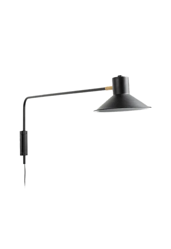 Exklusiv svart vägglampa 2025 från Kave Home.