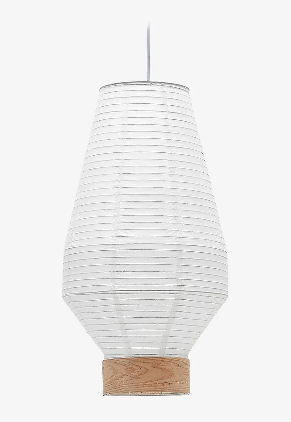 Vit Kave Home-lampa i fin modell.