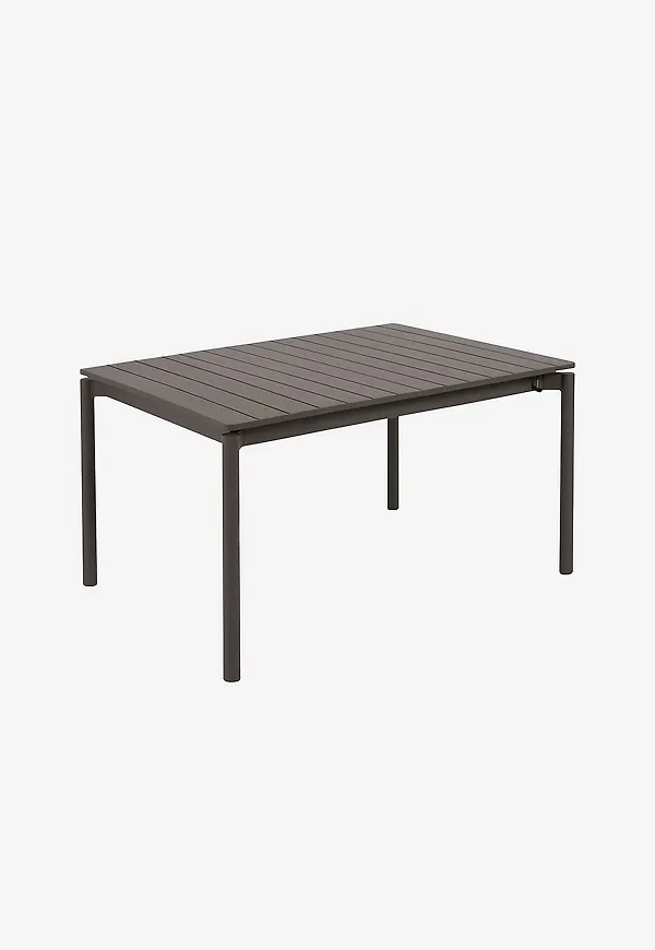 Fin kave home bord i grå färg gjord i aluminium.