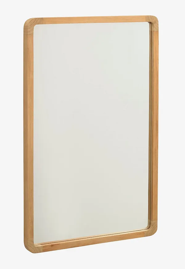 Fantastiskt fin spegel i flerfärgat från Kave Home.