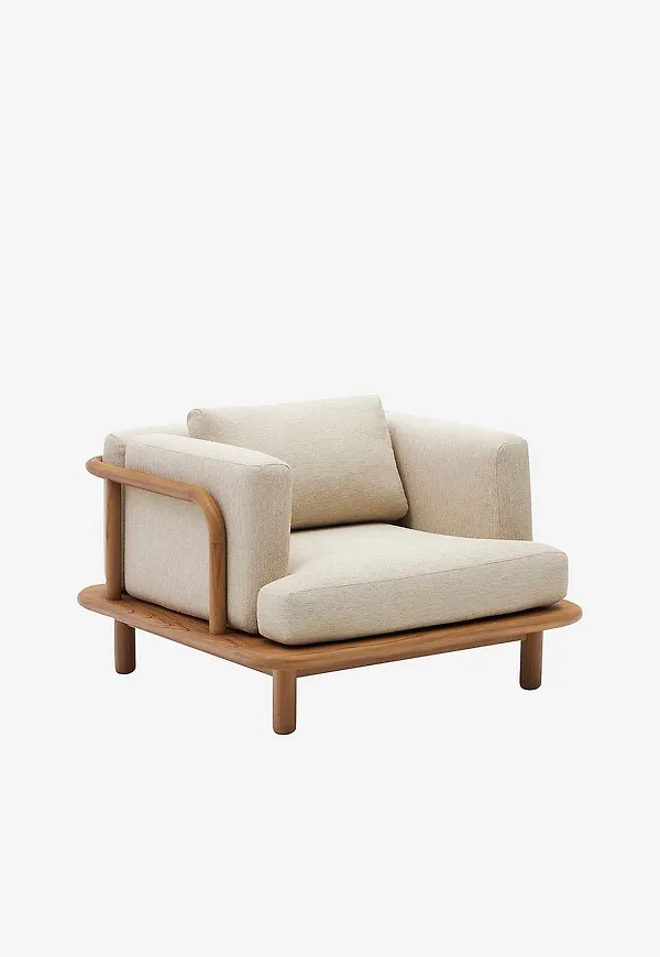 Riktigt fin teakfåtölj 2025 från Kave Home.