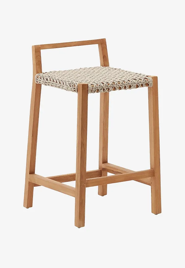 Brun Kave Home-barstol i riktigt trendig modell.