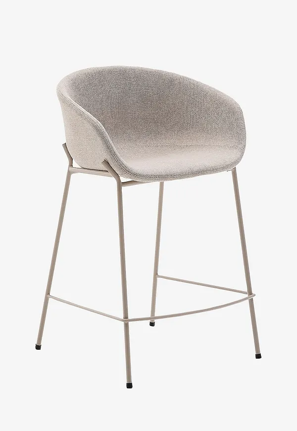 Beige Kave Home-barstol i jättesnygg modell.