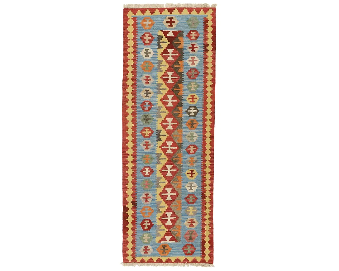 Flerfärgad ullmatta som passar perfekt till våren 2025!