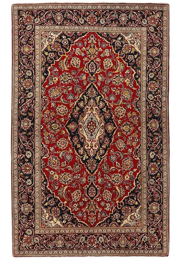 Riktigt fin blå ullmatta 2026 från Rezas.